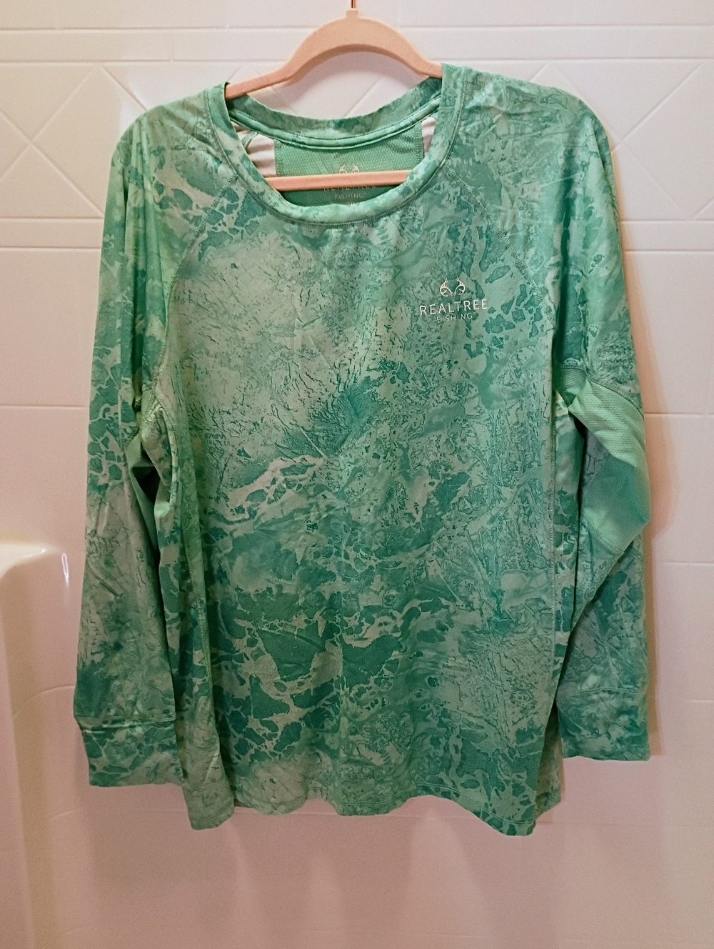 Realtree Performance Fishing Tee - Teal Camo